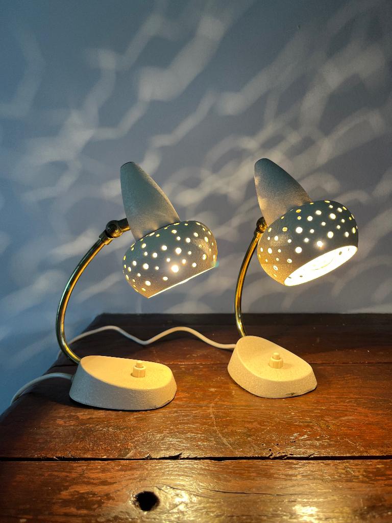 Paar vintage Cosack bedlampjes, Verzenden