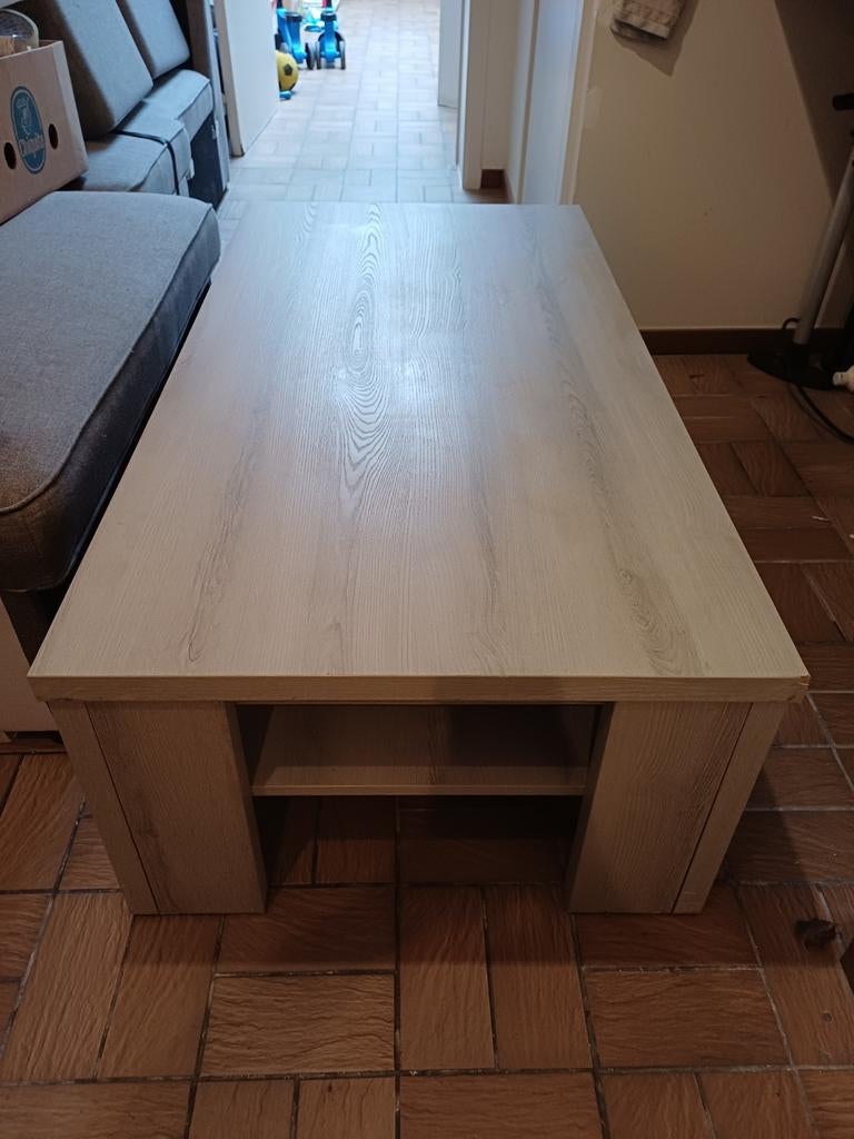 GRATIS Salontafel 130cmx67cmx41cm, Ophalen, Gebruikt, 100 tot 150 cm, 50 tot 100 cm