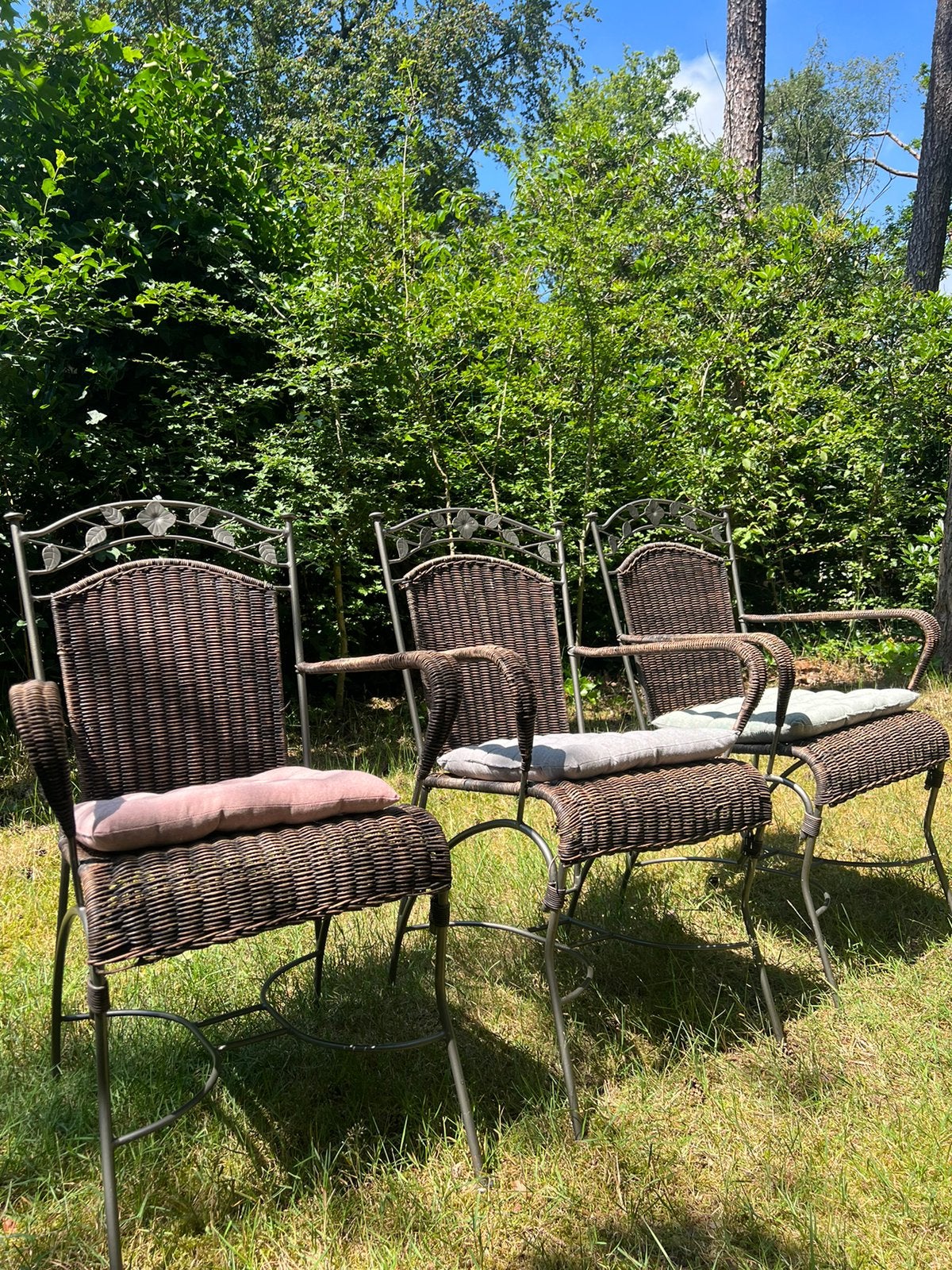 Tuinstoelen 6 stuks, Ophalen, Zo goed als nieuw
