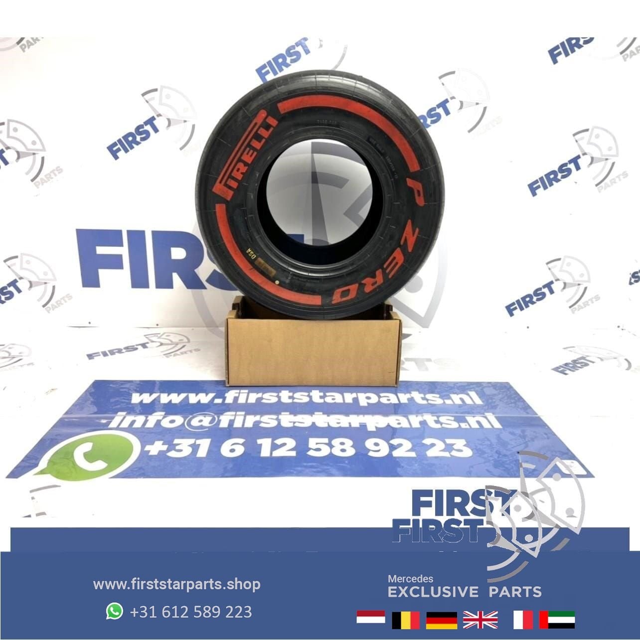 ORIGINELE FORMULE 1 Pirelli P ZERO BAND F1 SLICK ROOD SOFT T, -, Utilisé, -, -