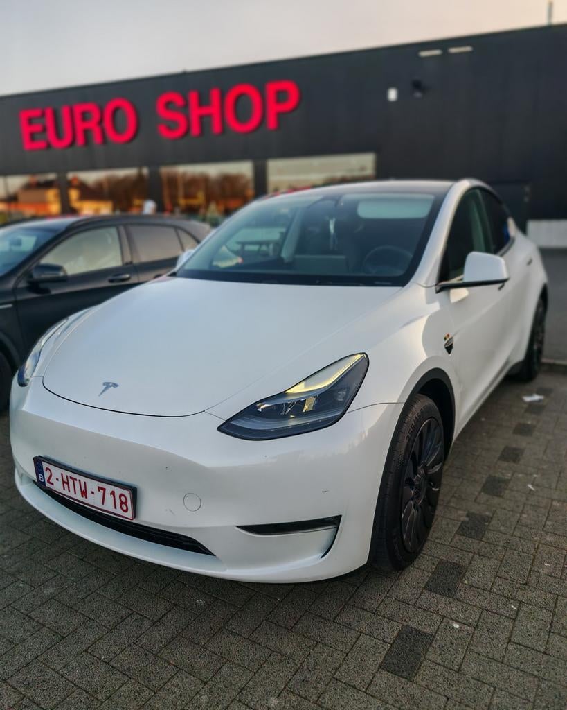 Tesla Y dual motor long range, Autos, Tesla, Cuir, 376 kW, Achat, Noir