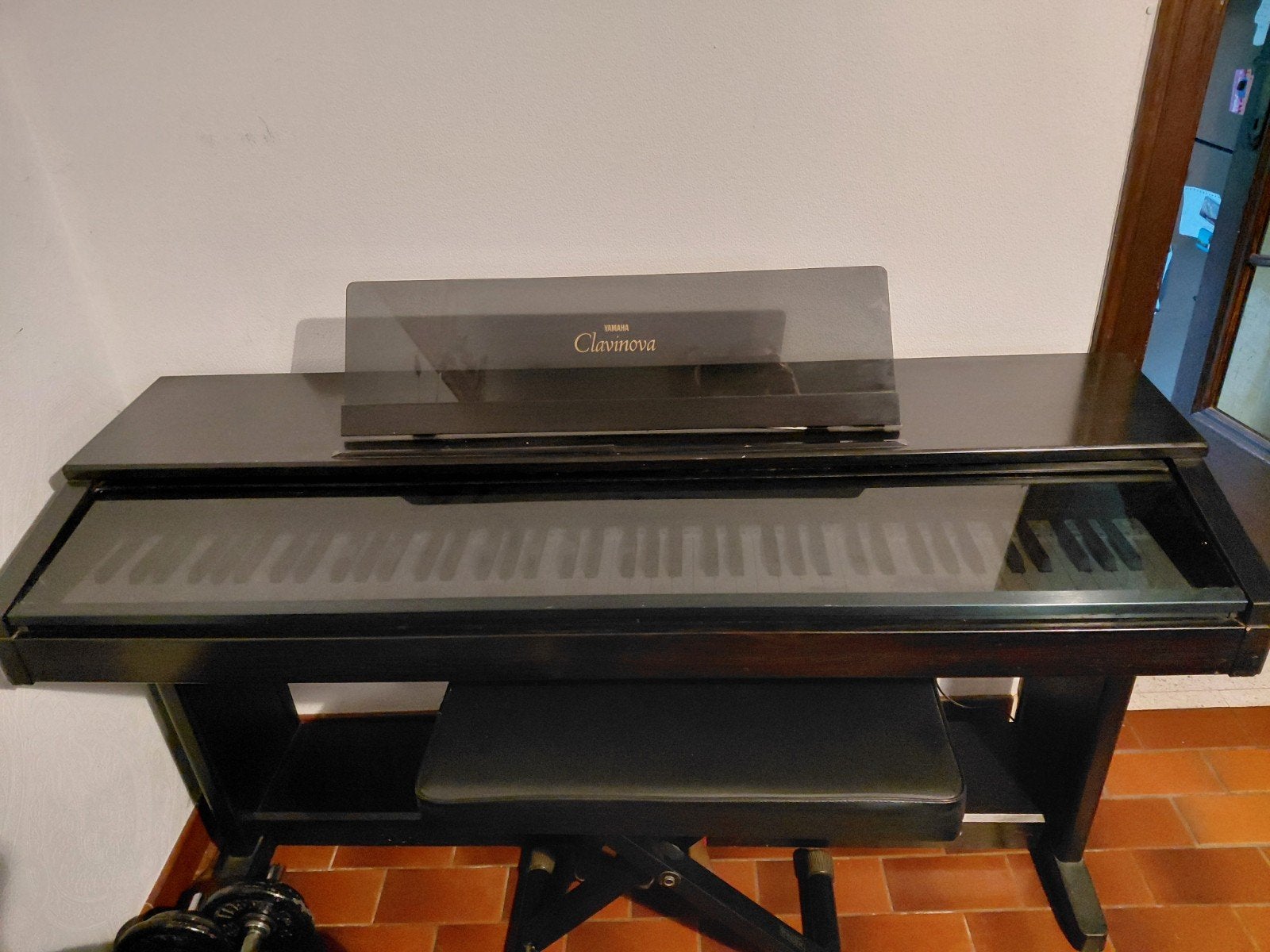 Yamaha Clavinova CLP-760, Musique & Instruments, Pianos, Enlèvement, Noir