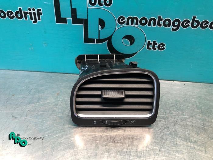 Luchtrooster Dashboard van een Volkswagen Golf (Golf 09-), Gebruikt, -, Volkswagen, -