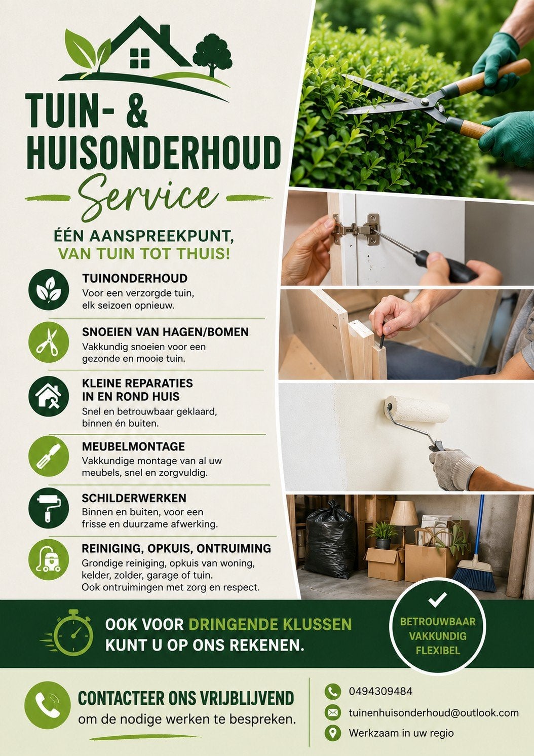 TUIN - & HUISONDERHOUD, Jardin & Terrasse, Pesticides, Enlèvement