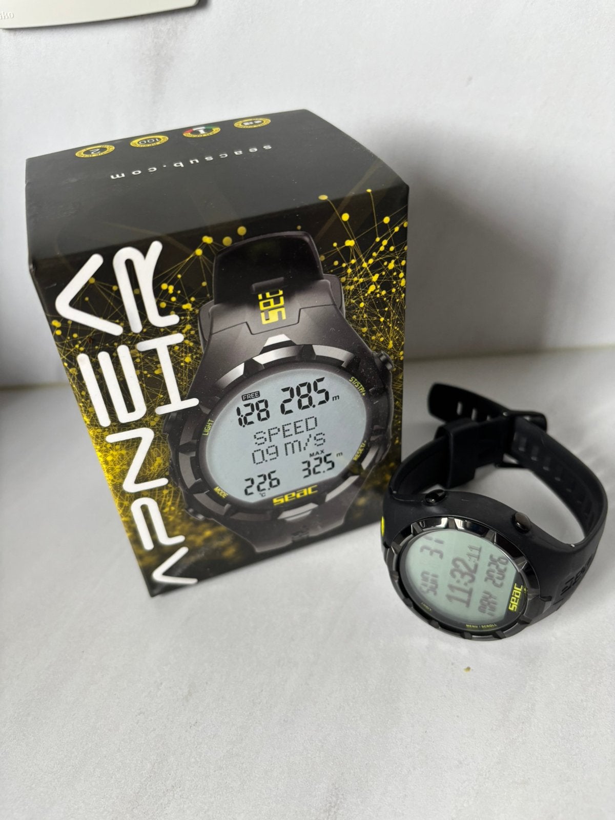 Seac duikhorloge, Ophalen, Zo goed als nieuw