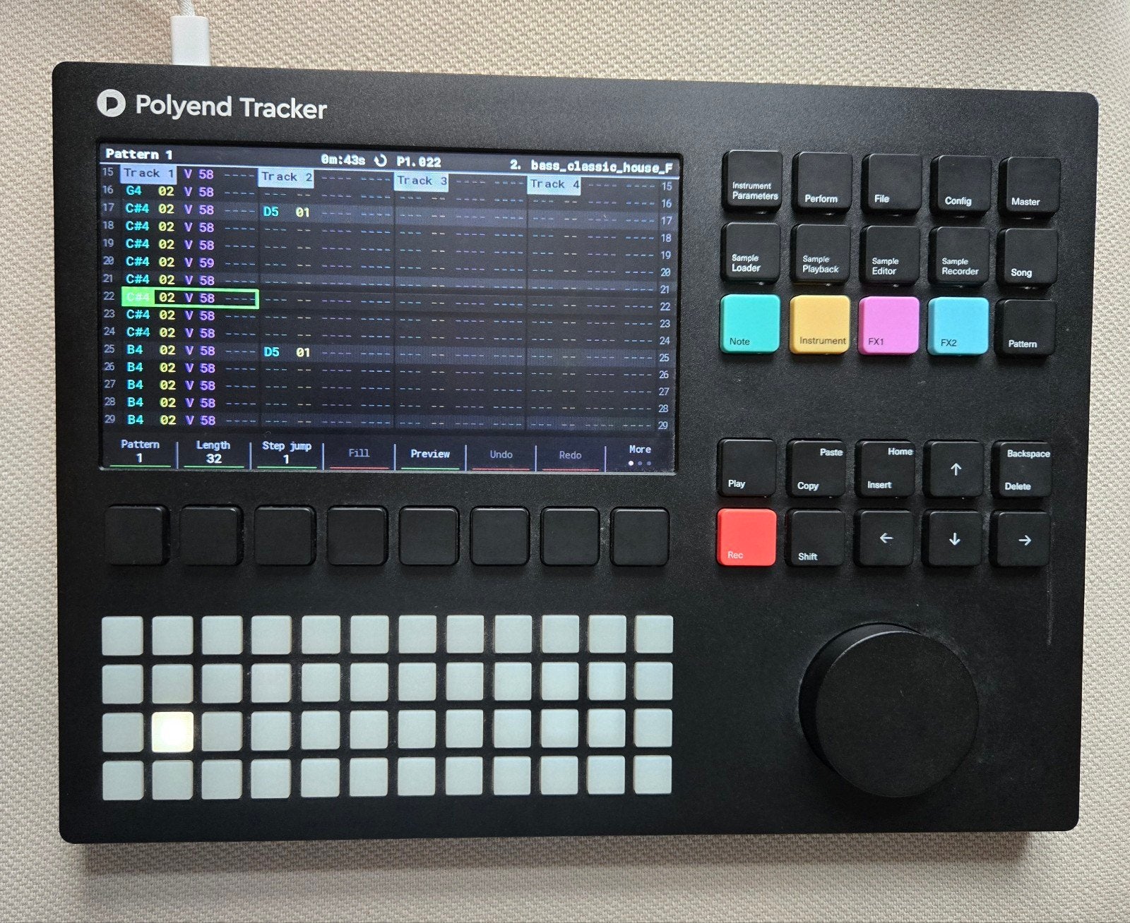 Polyend Tracker, Muziek en Instrumenten, Midi-apparatuur, Ophalen of Verzenden, Zo goed als nieuw