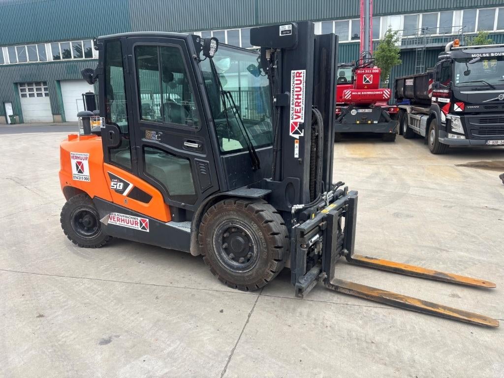 Chariot élévateur diesel Doosan D50 (535 heures), Articles professionnels, Doosan, Diesel, Enlèvement, Plus de 4 000 kg