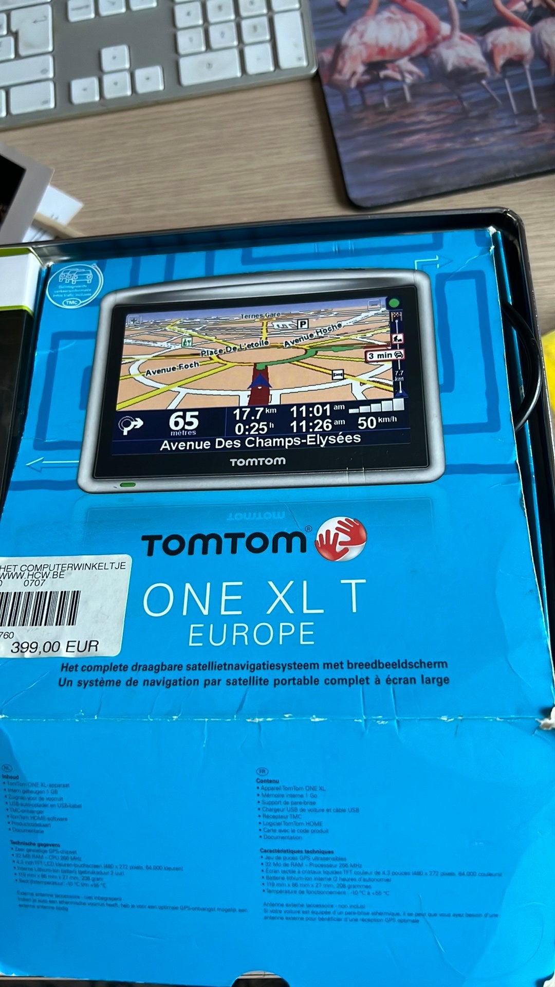 Tomtom One XL T Europe, Autos : Divers, Navigation de voiture, Enlèvement, Utilisé