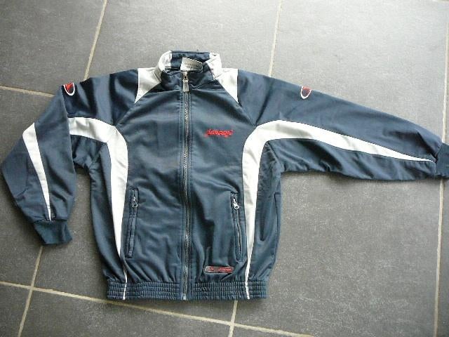 blauw-grijs sportgilet van het merk Jartazi, Garçon, Enlèvement ou Envoi, Utilisé, Jartazi