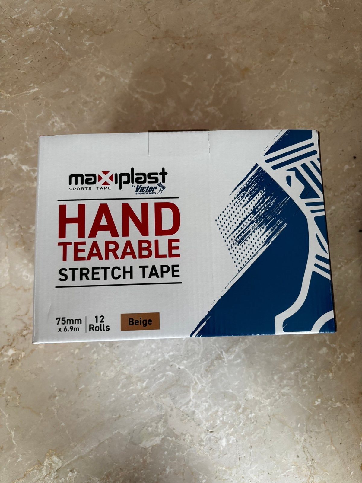 Maxiplast Hand Tearable Strapping Tape – 75 mm – 12 rollen, Enlèvement, Neuf