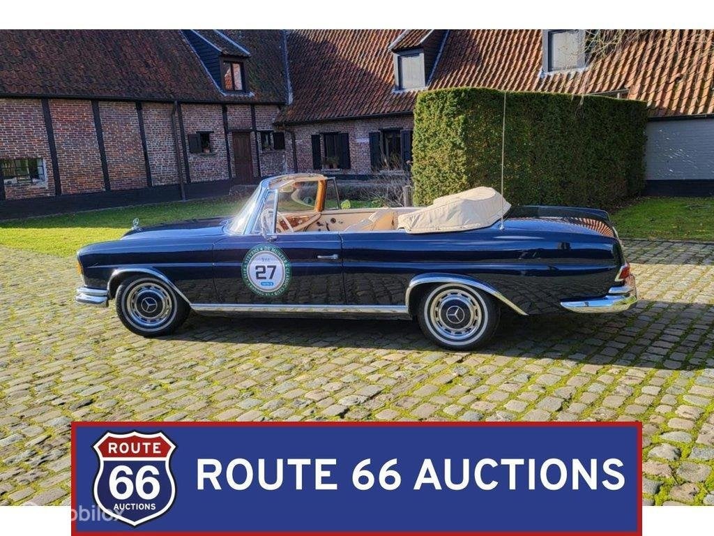 Mercedes-Benz 220SE Cabriolet | 1965 | Route 66 Auctions, Achat, Entreprise, Boîte manuelle, Autre carrosserie