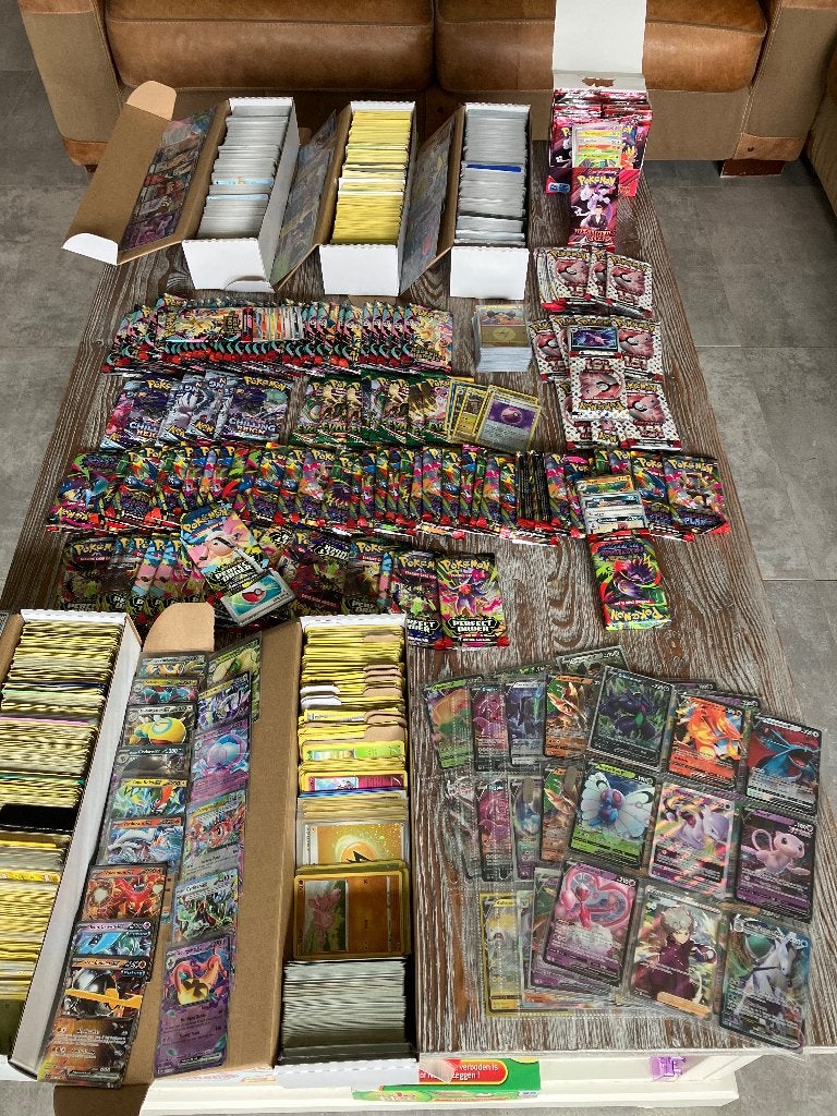 Pokemon - +5000 kaarten verzameling en bulk, Ophalen of Verzenden, Zo goed als nieuw, Losse kaart