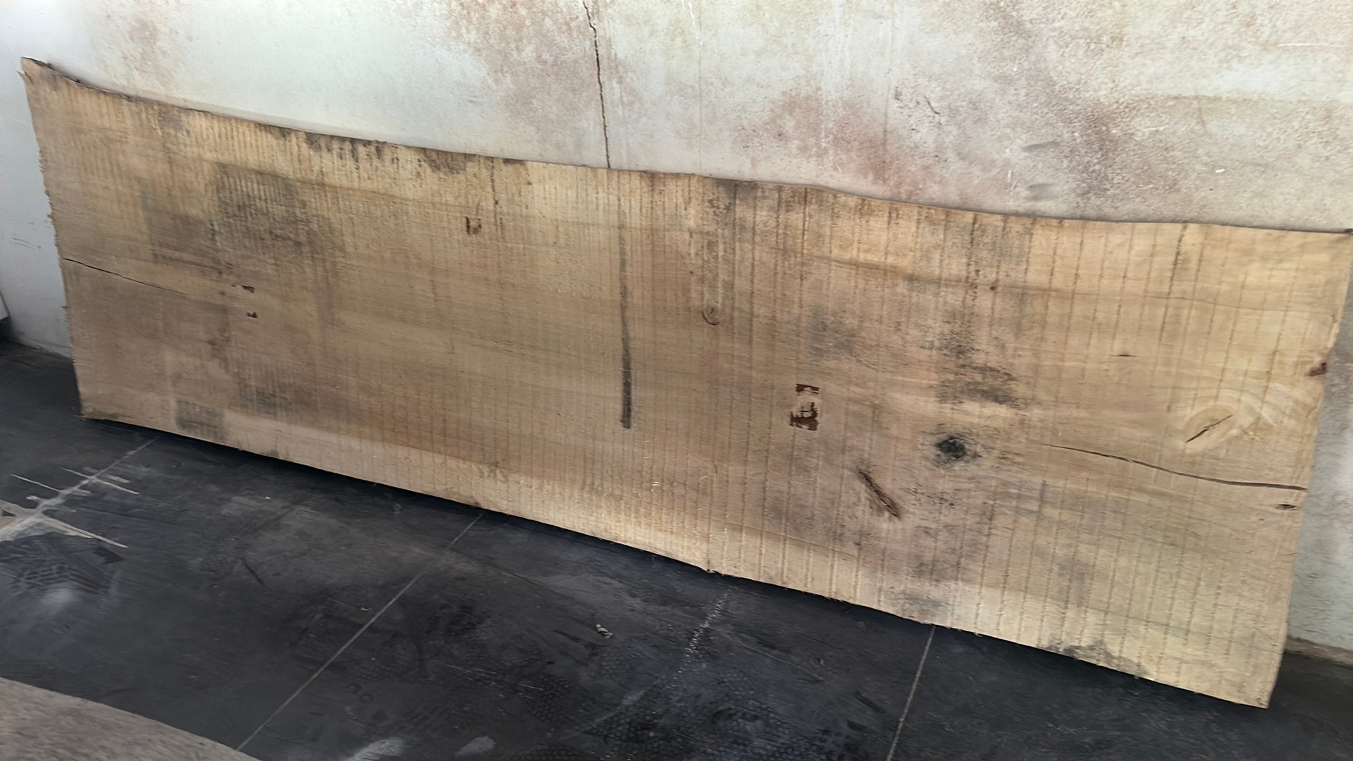 Houten tafelblad ruw, Doe-het-zelf en Bouw, Hout en Planken, Ophalen, Zo goed als nieuw