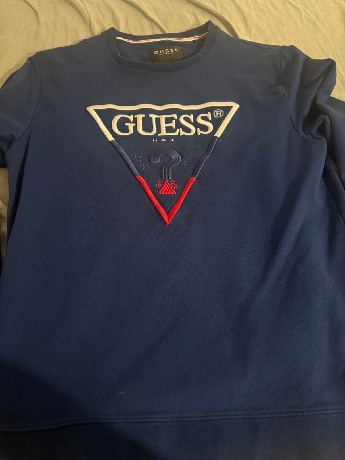 Pull guess, Envoi, Comme neuf, Bleu