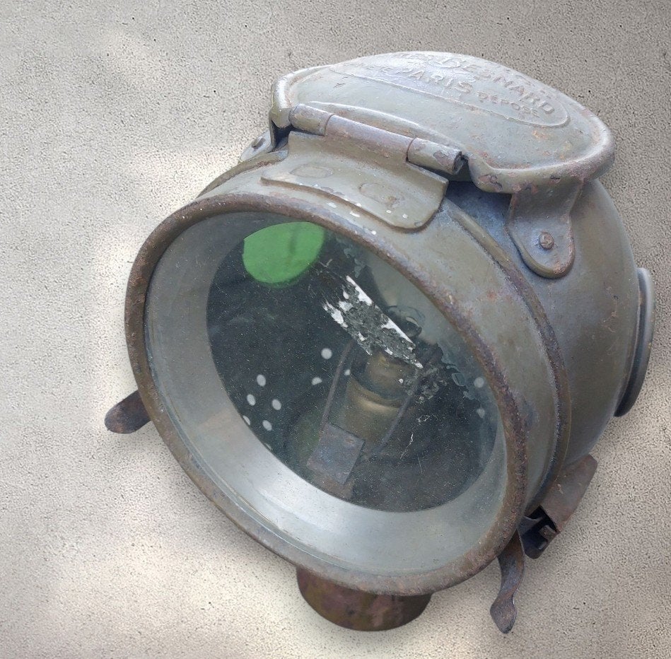 Lampe de voiture de l'armée française de la Première Guerre, Collections, Objets militaires | Général, Enlèvement ou Envoi