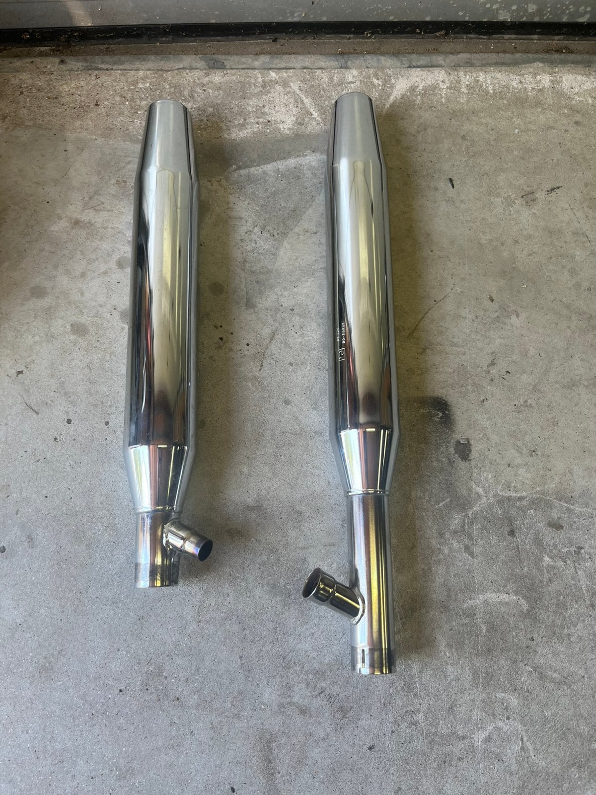 Harley Davidson softtail uitlaat dempers, Motoren, Ophalen