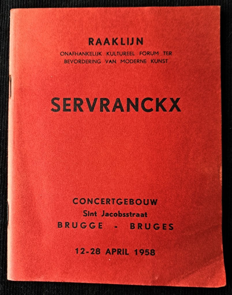UNIEKE topaanbieding Victor Servranckx Raaklijn Brugge 1958, Boeken, Kunst en Cultuur | Beeldend, Gelezen, Ophalen of Verzenden