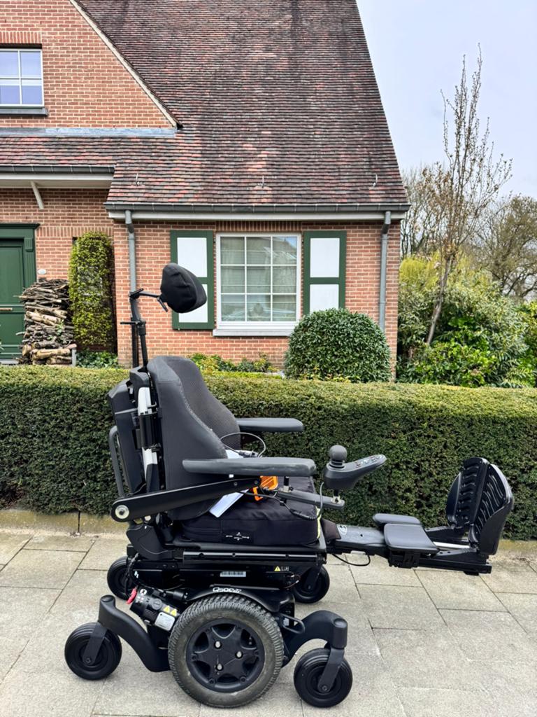 Quickie Q500M electrische rolstoel 6wiel Invalide rolwagen, Diversen, Ophalen of Verzenden, Inklapbaar, Zo goed als nieuw, Elektrische rolstoel