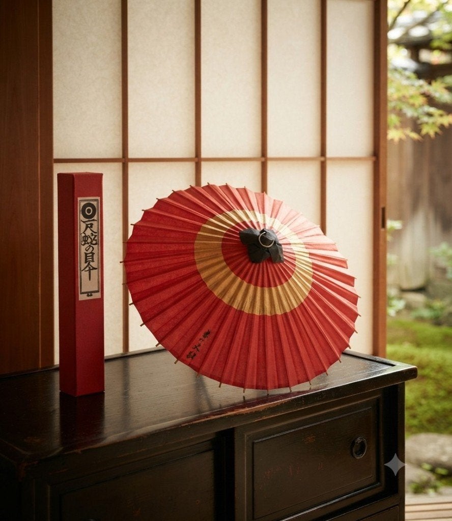 Mooie Japanse Janome-gasa Parasol, Antiek en Kunst, Verzenden