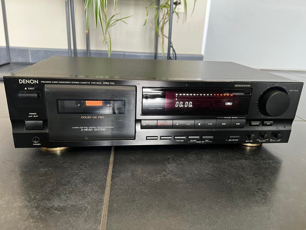 Denon DRM -740 stereo cassette tape deck, Ophalen, Denon