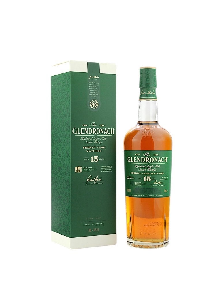 Glendronach 15 Jahre Sherry Cask Matured 0,7l 46%, Verzamelen, Verzenden