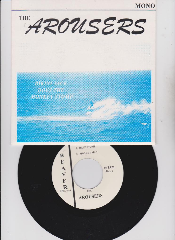 The Arousers –Bikini Jack Does The Monkey Stomp  Garage rock, Cd's en Dvd's, 1990 - 1999, 7 inch, Zo goed als nieuw, Rock en Metal