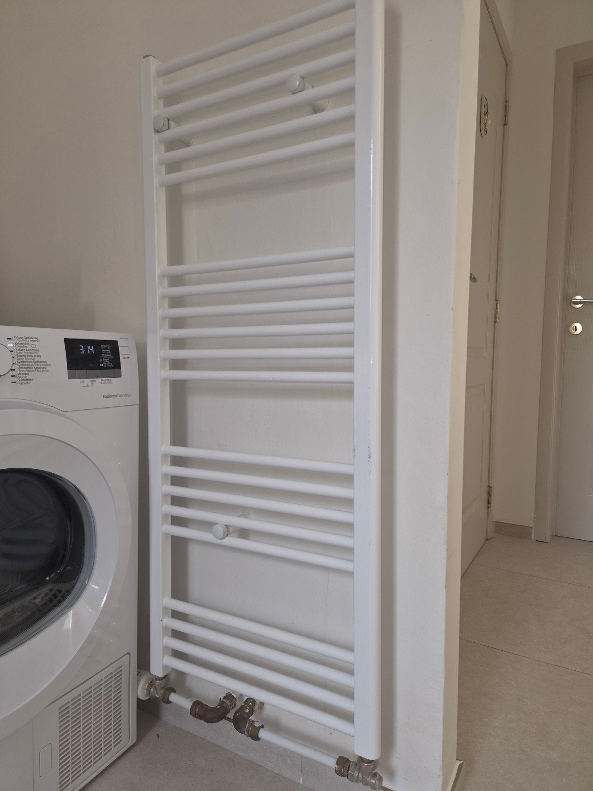 handdoekradiator in goede staat 120x50 cm, Ophalen, Radiator, Minder dan 60 cm, Zo goed als nieuw