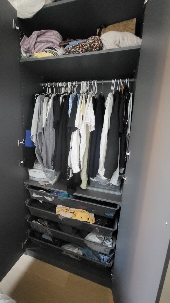 PAX kast ikea (modulair), Huis en Inrichting, Ophalen, 200 cm of meer, Donkergrijs, 200 cm of meer