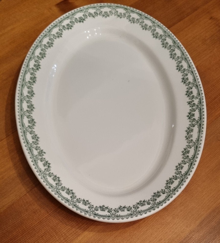 deux plats allongé  bosh carlotta la Louviere, Antiek en Kunst, Antiek | Schalen, Ophalen
