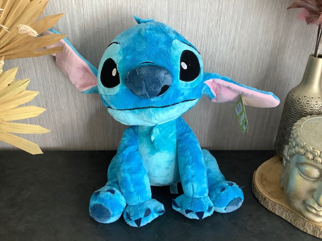 Disney Stitch pluche character (40 cm) (Nieuw), Disney, Overige typen, Blauw, Nieuw