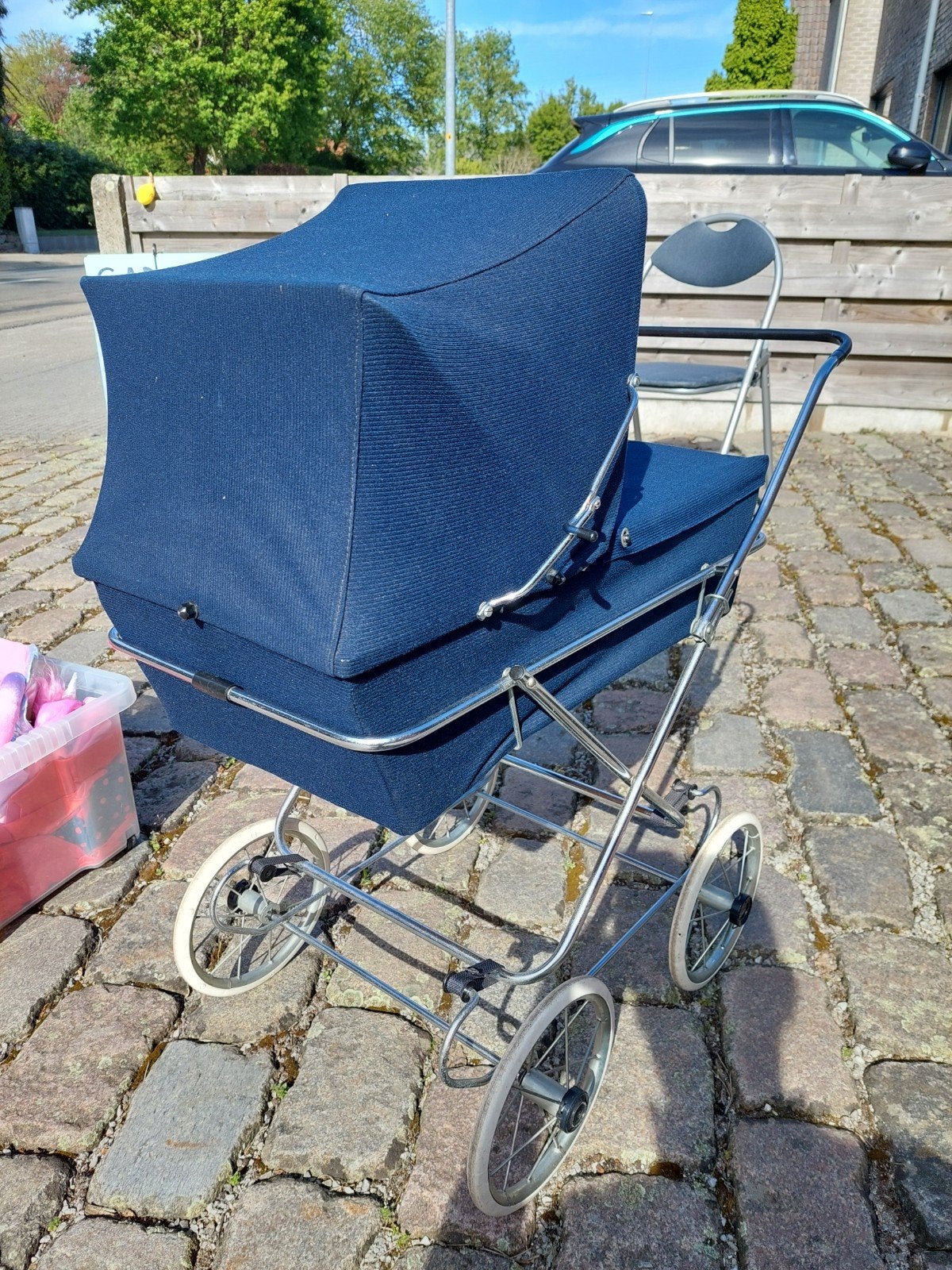 Antieke kinderwagen, Enfants & Bébés, Poussettes & Combinaisons, Enlèvement, Utilisé, Poussette