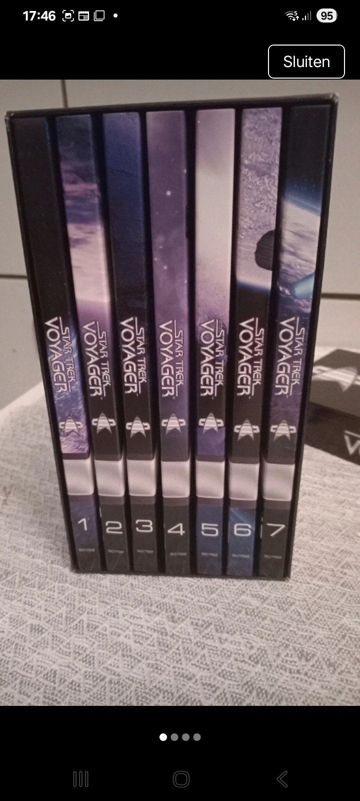 Dvd box "Star trek voyager", Cd's en Dvd's, Ophalen, Alle leeftijden, Zo goed als nieuw, Seizoen 3