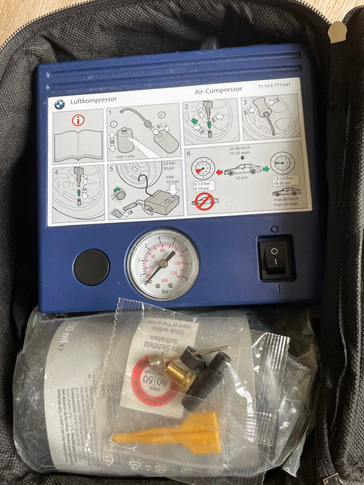 Trousse d'urgence en cas de fuite de pneus, Enlèvement ou Envoi, Neuf