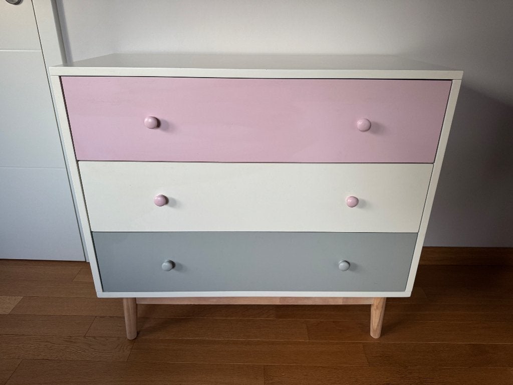 Commode Blush, Maison & Meubles, 3 ou 4 tiroirs, Enlèvement, Utilisé