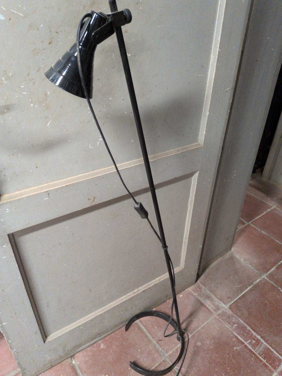 Gratis zwarte lamp, Huis en Inrichting, Lampen | Vloerlampen, Ophalen
