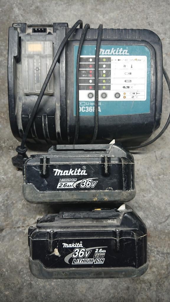 Makita 36v, Ophalen