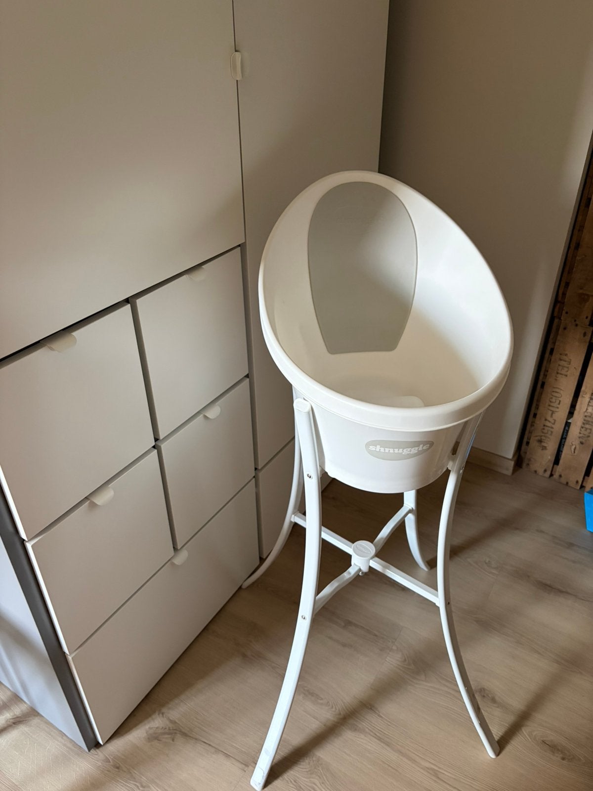 shnuggle bad met staander, Zo goed als nieuw, Badje, Standaard, Ophalen