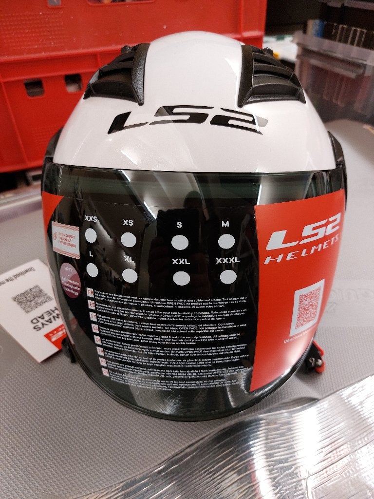Helm scooter ls2, Dames, Jethelm, Nieuw zonder kaartje, L