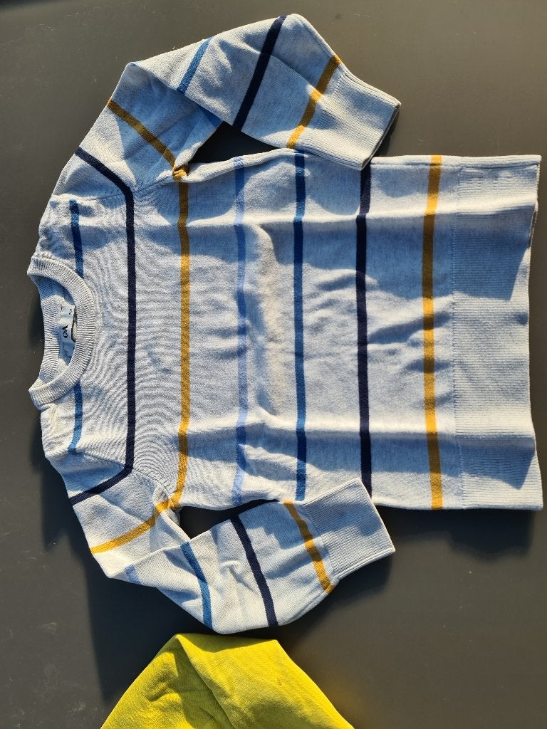 witte trui, pull met strepen, CA, 122, Kinderen en Baby's, Ophalen, Zo goed als nieuw