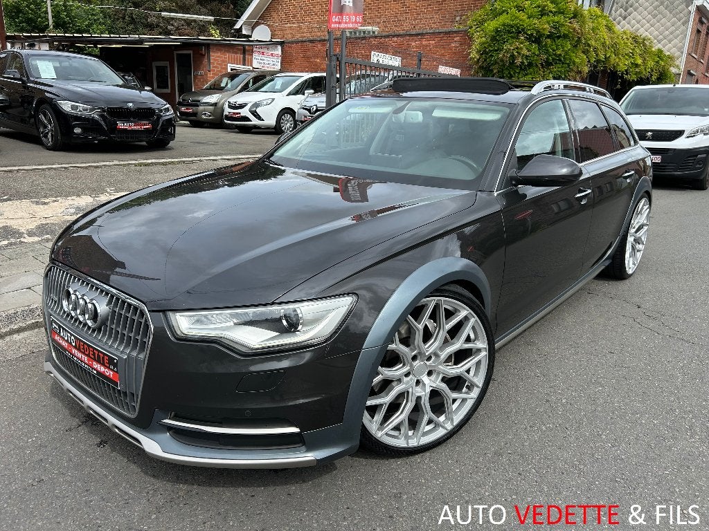 Audi A6 allroad 3.0 TDi V6 Biturbo 230 (313) KW (PK) GAR.1AN, Auto's, Automaat, Euro 5, 230 kW, Zwart