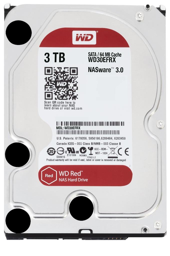 Disque dur NAS WD Red de 3 To - WD30EFRX, Enlèvement ou Envoi, Utilisé, 3tb, SATA