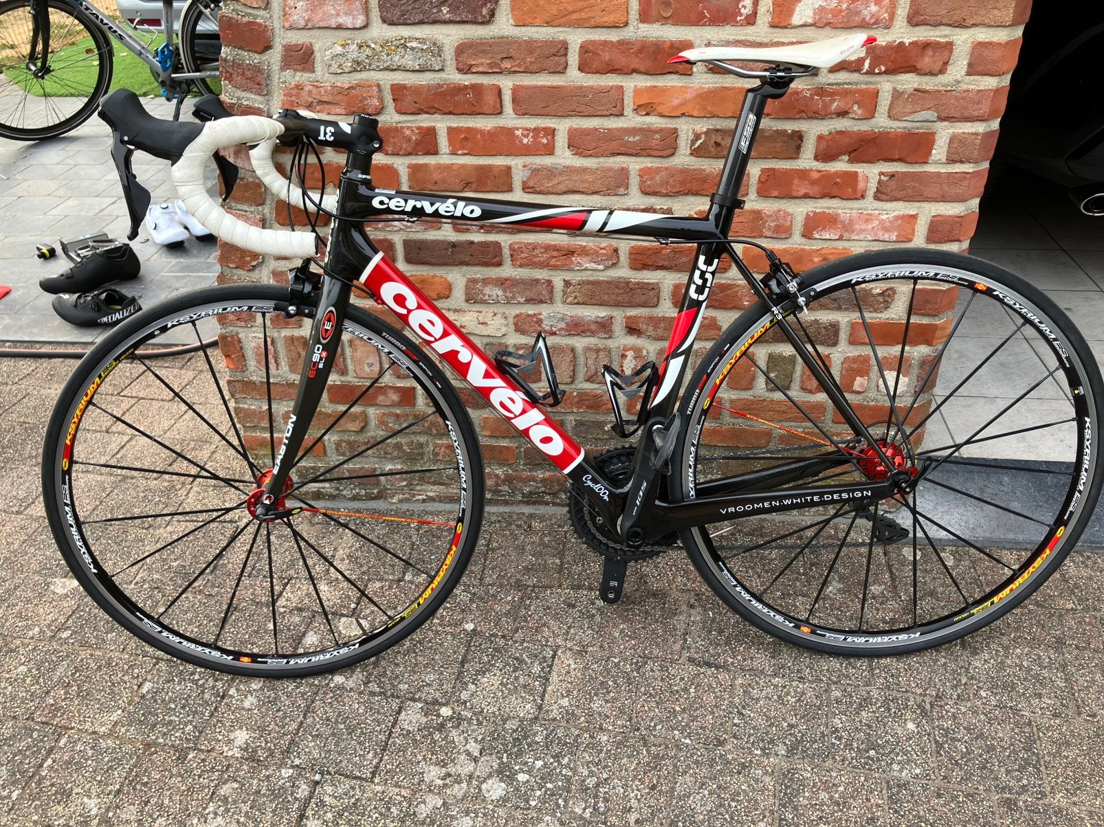 Cervelo Csc R3 tmaat 54, Fietsen en Brommers, Fietsen | Racefietsen, Gebruikt, Carbon, Heren, Schijfrem