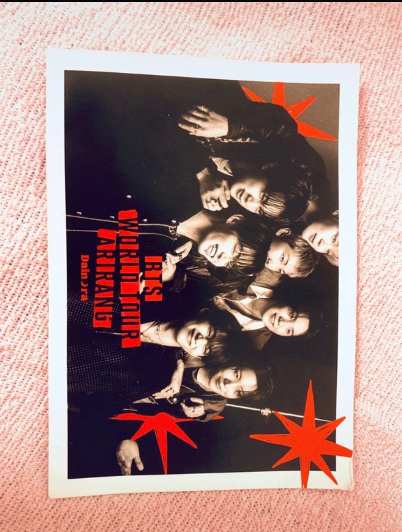 Fotokaart BTS - World Tour Arirang (groep), Tickets en Kaartjes