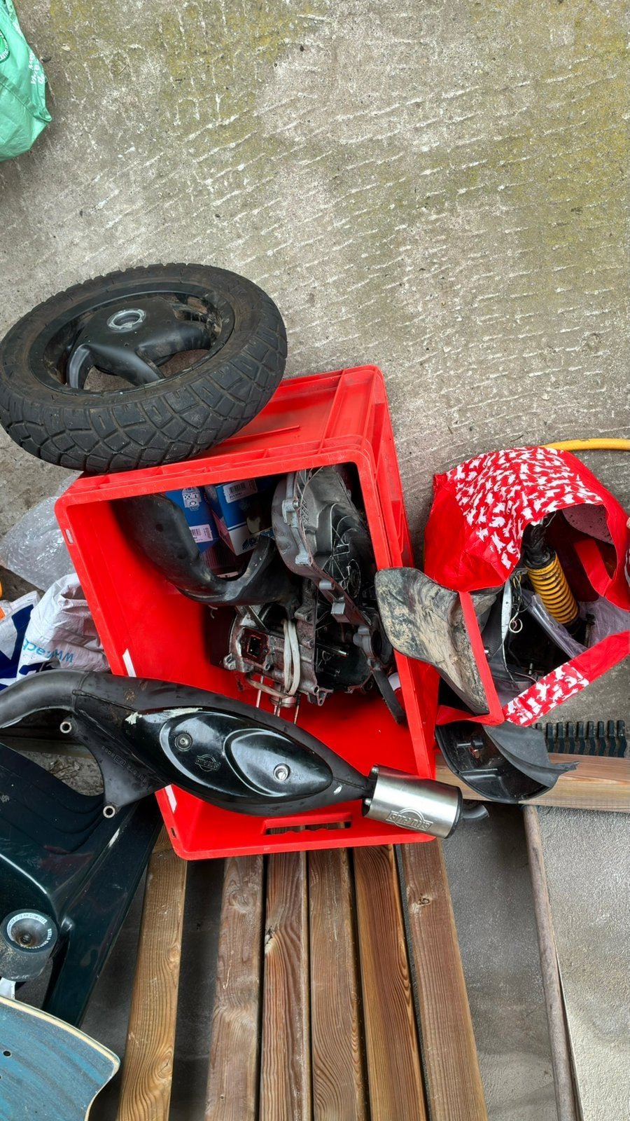 Piaggio zip onderdel lot te koop of appart, Ophalen of Verzenden, Gebruikt, Blok