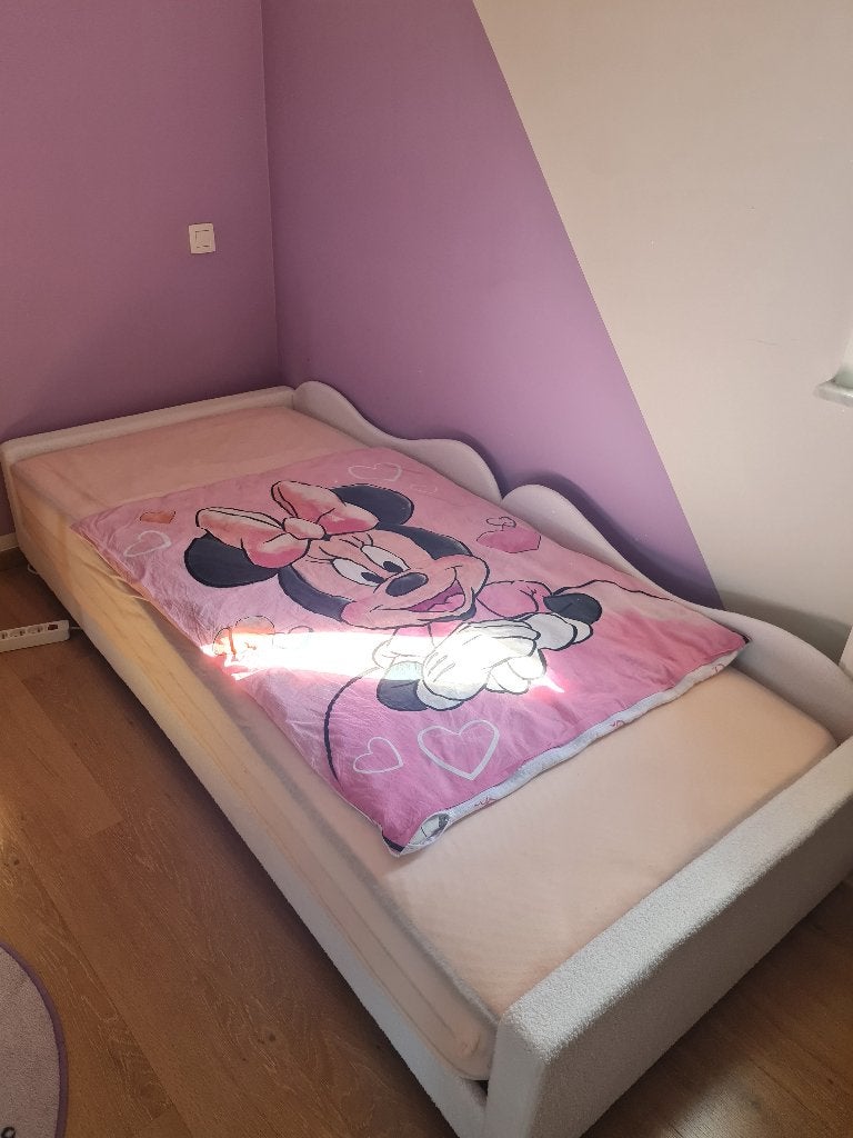 Peuterbed, Kinderen en Baby's, Ophalen, 85 tot 100 cm, Zo goed als nieuw, Matras