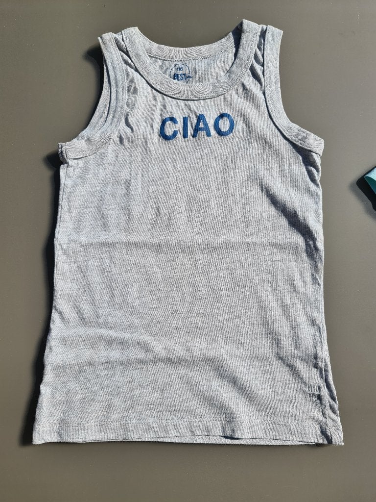 mouwloos t-shirt, tank top, Besties, 116, Ophalen, Zo goed als nieuw