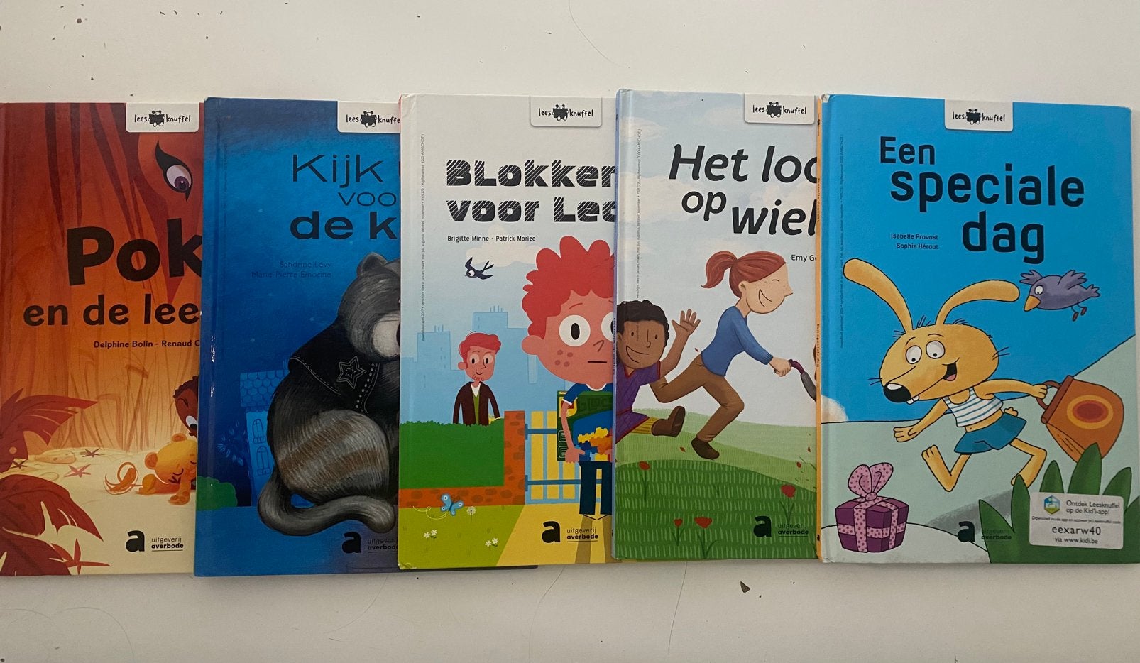 5 leesboeken Averbode reeks Leesknuffel, Enlèvement ou Envoi, Comme neuf