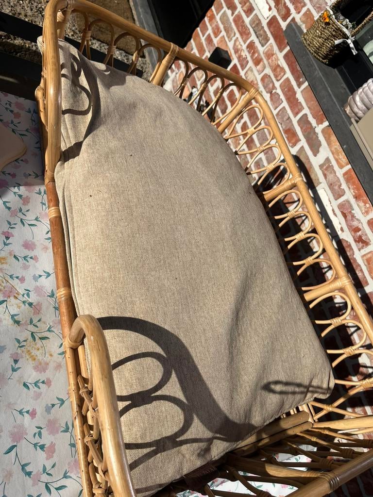 Hondenmand rotan XL, Dieren en Toebehoren, Ophalen, Zo goed als nieuw