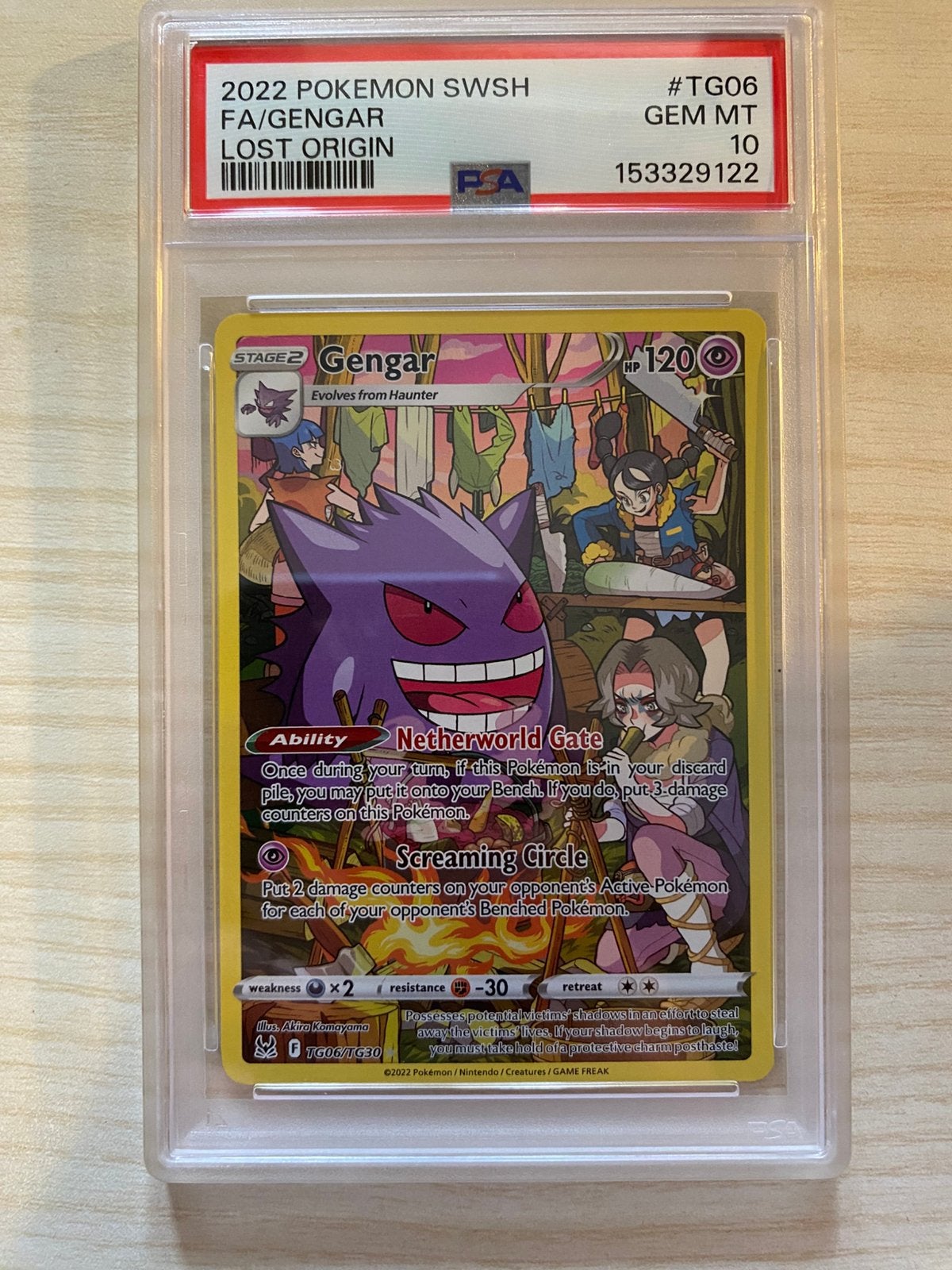 Gengar TG06 Lost Origin, Hobby & Loisirs créatifs, Enlèvement ou Envoi, Neuf, Cartes en vrac, Foil