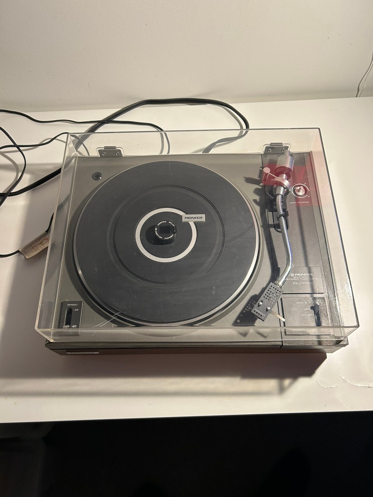 Pioneer PL-112D platenspeler, Ophalen of Verzenden, Zo goed als nieuw, Pioneer